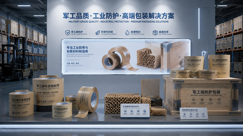 军工环保封存牛皮纸胶带解决方案