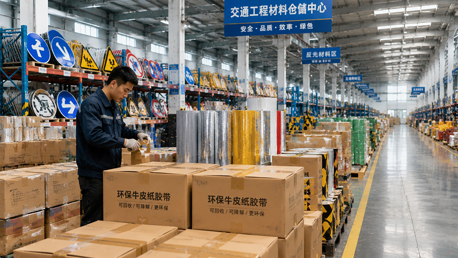 交通工程牛皮纸胶带封存解决方案